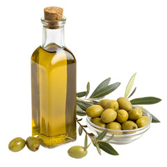 olive oil with olive