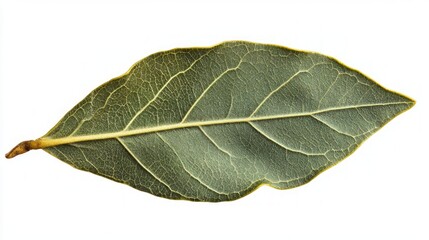 Obraz premium Detailed Close-up of a Bay Leaf