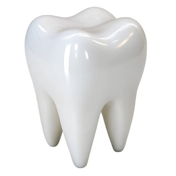 tooth isolated on white background