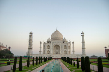 Obraz premium Taj Mahal The beautiful monuments in India 