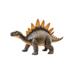 Fototapeta premium Dinosaur Stegosaurus figure isolated transparent background