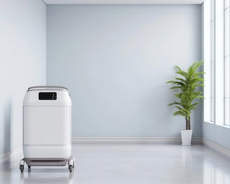 Automated patient transport system in hospital, improving efficiency and reducing wait times