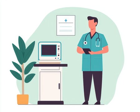 Automated hospital system managing patient flow and reducing wait times, improving overall efficiency