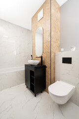Bathroom.	