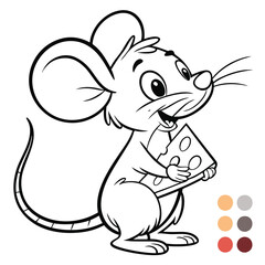 Collection of Rabbit Line Art Vector Illustrations