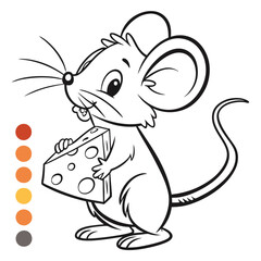 Collection of Rabbit Line Art Vector Illustrations