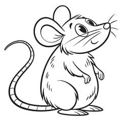 Collection of Rabbit Line Art Vector Illustrations