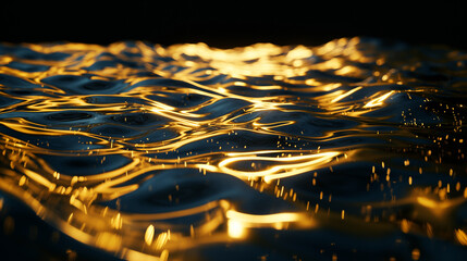 A breathtaking golden hour sunset reflected on the calm ocean waters. Perfect for travel and nature websites.