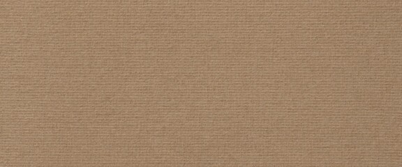 Fototapeta premium Brown fabric texture, cardboard background, beige canvas, rough material