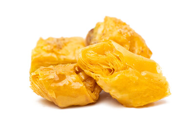 sweet baklava with honey