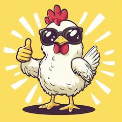 chicken cartoon