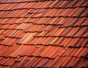Naklejka premium roof tiles background. Panoramic format