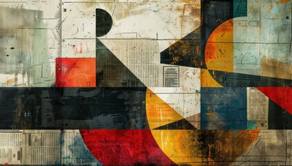 Fototapeta premium Abstract Geometric Composition