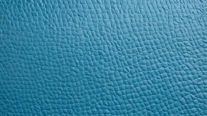 Textured Blue Leather-Like Surface Background  
