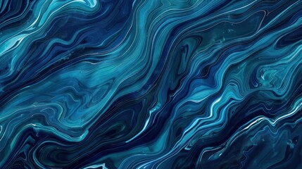 Fototapeta premium Abstract Blue Swirls