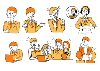 ビジネスマンセットカラー2