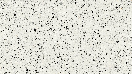 Obraz premium Top-Down View Off-White Terrazzo Composition, Black and Gray Aggregate, Speckled Texture, Modern Design Terrazzo, Stone, Interior Design