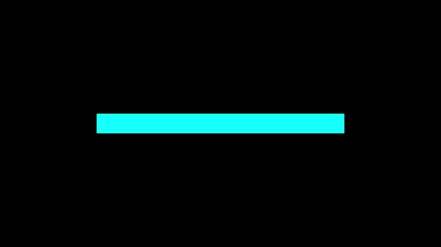 progress bar with glitch on black background video