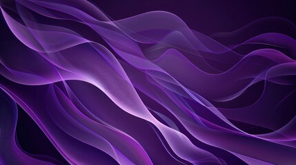 Obraz premium Abstract Purple Waves Background