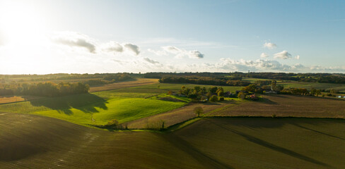 Panorama des champs