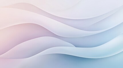 Obraz premium Soft flowing waves in tranquil pastel tones create an ethereal ambiance for artistic backgrounds.