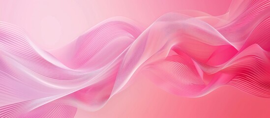Fototapeta premium Abstract Pink Waves