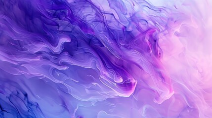 Abstract Purple and White Swirls