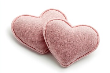 Fototapeta premium Handmade sewn fabric hearts for Valentines's Day