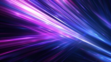 Fototapeta premium Abstract Purple and Blue Light Streaks Background