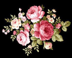 Floral Flowers Bunch Vector Art Designs