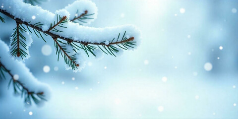 snow covered branches