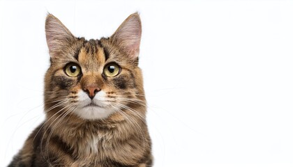 A fluffy ginger cat with wide-open eyes. AI created