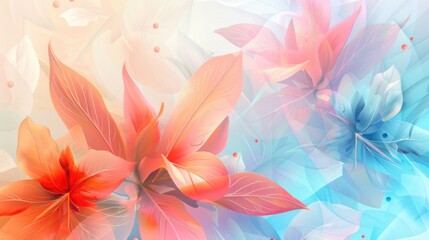 Pastel Floral Abstract