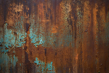 a surface with a texture resembling rust or corrosion. It has a complex texture with many irregularities and roughness.