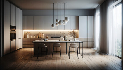 Fototapeta premium kitchen interior