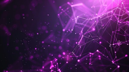 Fototapeta premium Abstract Purple Network Design