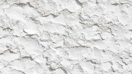 Fototapeta premium Close-up of textured white wall surface showing a rugged, uneven appearance.