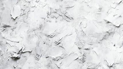 Obraz premium Textured white wall with uneven plaster finish, creating an artistic and modern aesthetic.