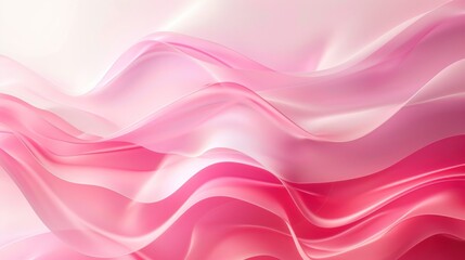 Obraz premium Abstract Pink Waves