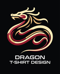 Dragon Vector T Shirt Design