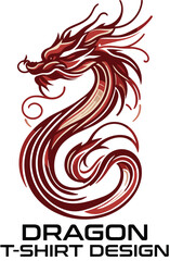 Dragon Vector T Shirt Design