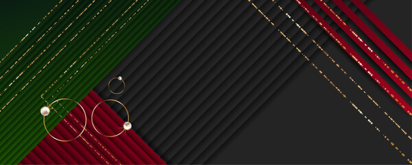 Christmas gold design black background abstract shiny color golden