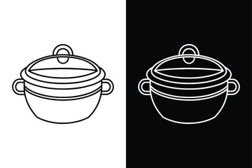 Primrose Flower Icon: Elegant Silhouette Vector Illustration