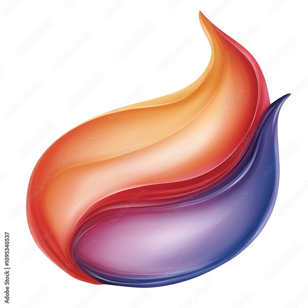 Aufkleber abstract design featuring flowing colors and smooth gradients creating a dynamic visual effect