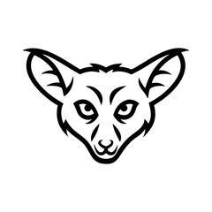  wild life animal  head vector Illustration