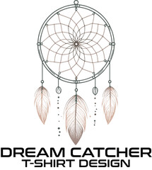 Obraz premium Dream Catcher Vector T Shirt Design