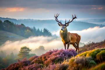 deer in the mountains, generative ai, ai generated