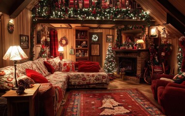 cozy room christmas 