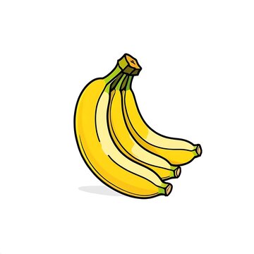 recommend clip art: banana fruit icon logo vector
                     isolated on white background 
