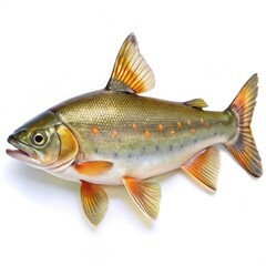 fish isolated on white